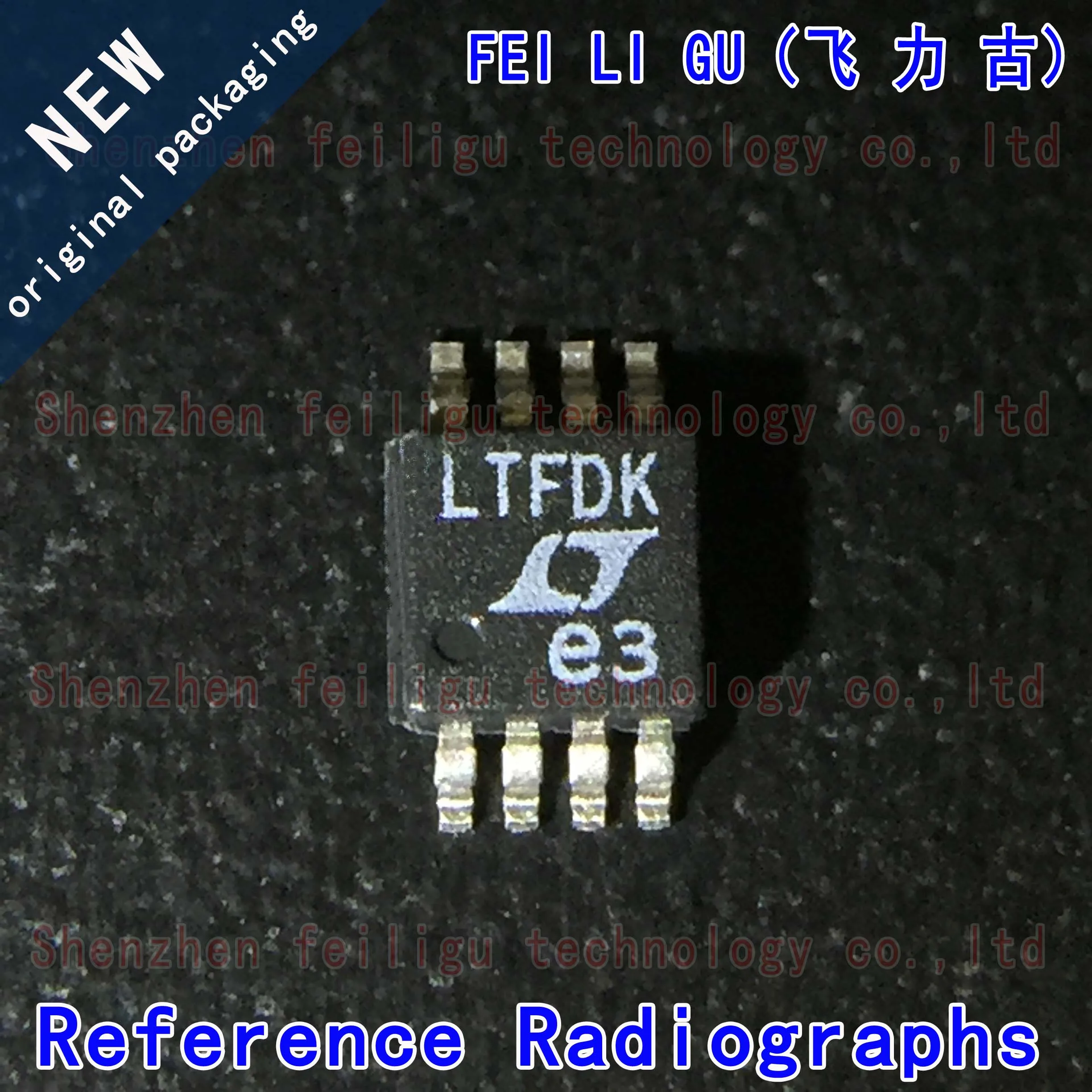 1~30PCS 100% New Original LTC6655CHMS8-3.3 LTC6655BHMS8-3.3 Screen Printing:LTFDK Package:MSOP8 Voltage Reference Chip