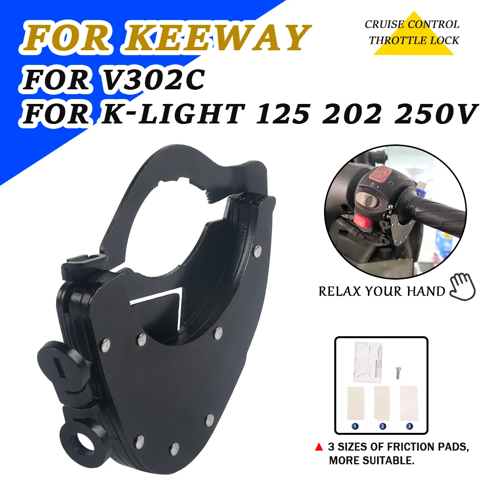 Motorcycle Accessories Cruise Control Throttle Lock Assist Handlebar Speed Control For Keeway V302C KLight 202 K-Light 125 250V