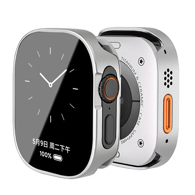 

Aluminum Alloy Case for Apple Watch Ultra 3 2 49mm 46mm 45mm 44mm 42mm Waterproof Metal Coverage Iwatch Series 11 10 9 8 7 6 SE