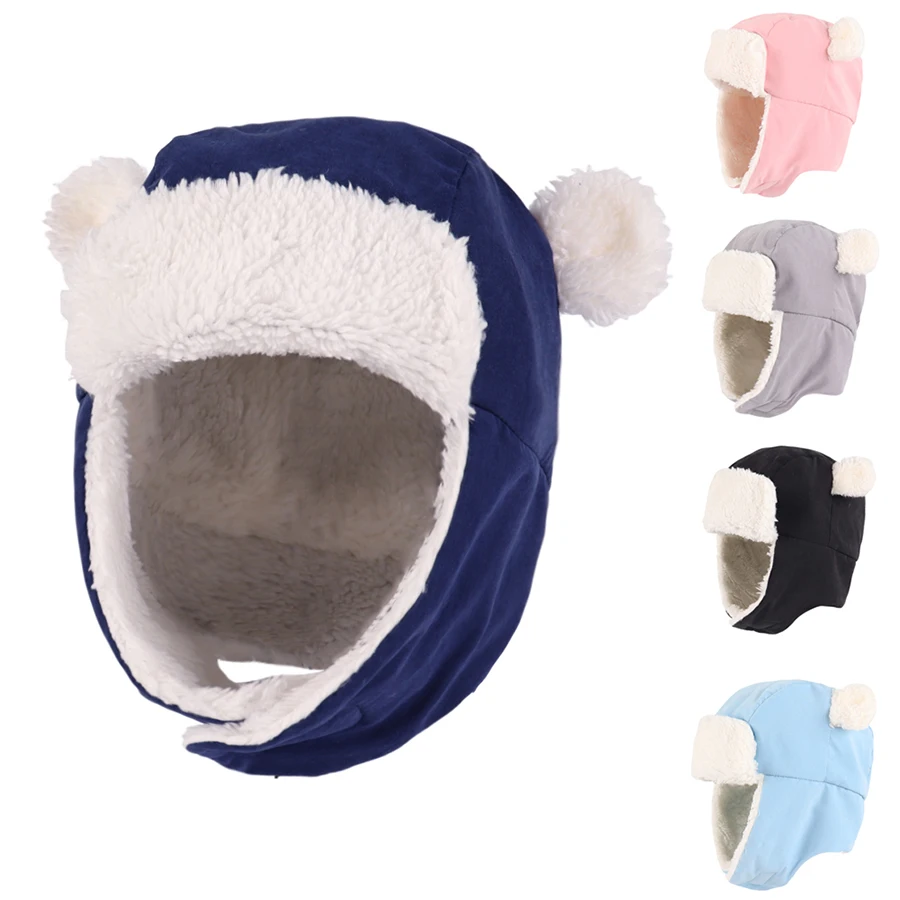 Kuschelige Babymütze mit Ohrenklappen und Fleecefutter – Wintermütze für Babys, Jungen und Mädchen