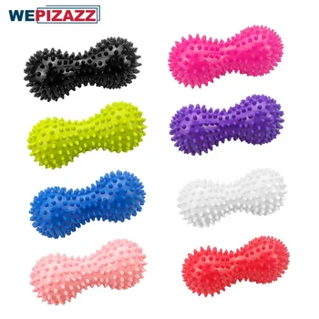 Boule de massage en forme d'arachide, pour le dos, le cou, la colonne vertébrale, les jambes, les hanches, relaxation musculaire