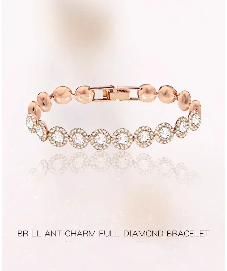 

High quality classic luxury silver S925 bracelet Una Angeli suitable for wearing as a gift to friends