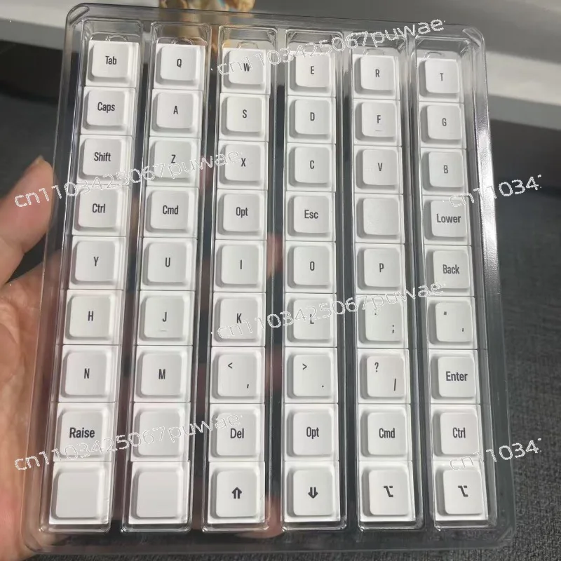 Low Profile Keycaps for Cornix Keyboard - Custom Matching Set for Cross-Shaped Switch MX Compatible - DIY Replacement Keys