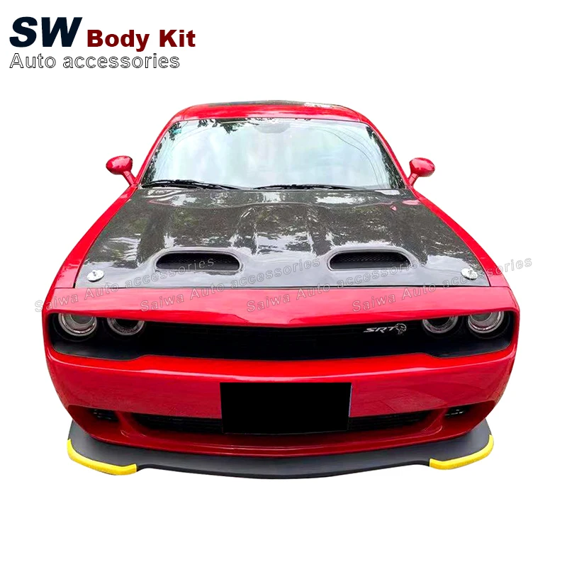 

High Quality Carbon Fiber Front Engine Hood Vent Cover for Dodge Challenger SRT