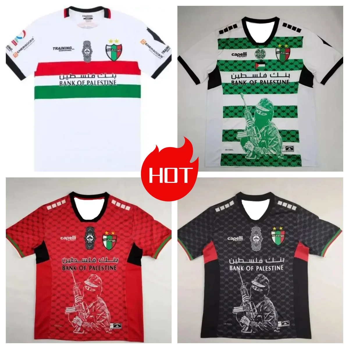 

Men‘s Clothes Tees Palestine Soccer T-Shirt for Men Jerseys Trendy Brand Round Neck Quick-drying Summer Sport T-shirt