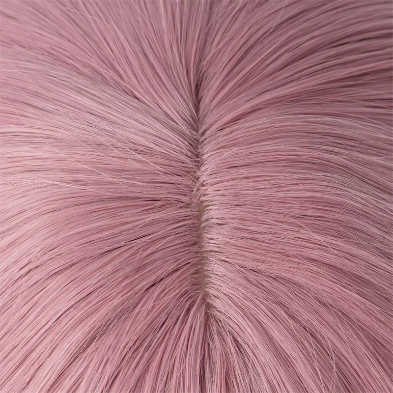 L-email wig Synthetic Hair Witchh Gothic Halloween Cosplay Wig Long Pink Color Megurine Luka x Rascal Heat Resistant Wig