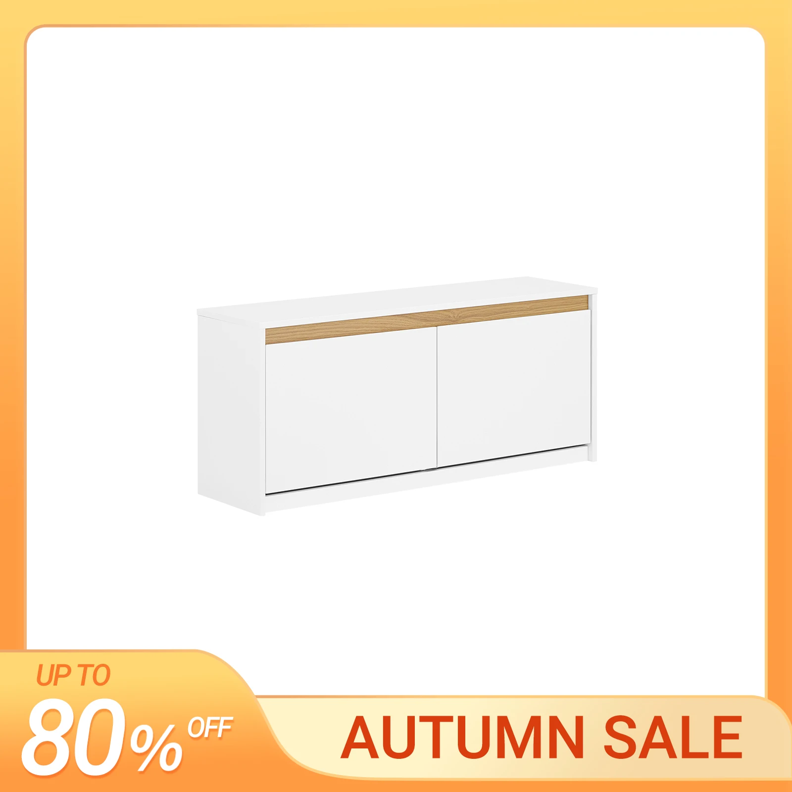 SoBuy FSR171-W Scarpiera con sedile, panca da plancia Scarpiera con spazio di archiviazione Bianco BHT ca. 104x47x30 cm