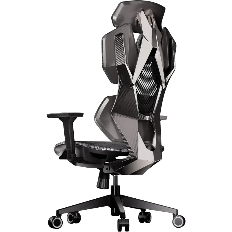 JWX Cyberchair Pro Gaming Chair with Lumbar Support, Seat Depth Adjustment, 3D Armrests, Headrest and Hooks