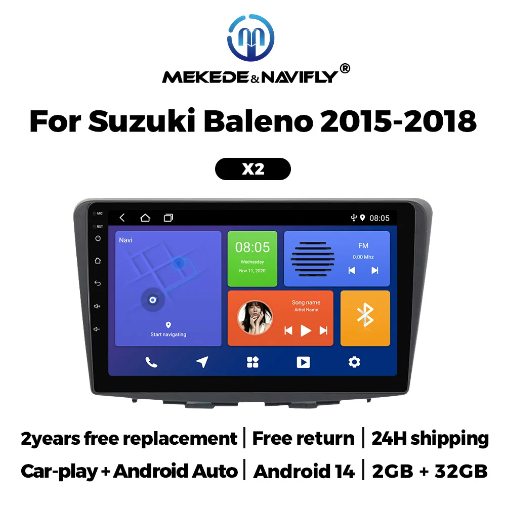 

Android Car Radio for Suzuki Baleno 2015 - 2021 Carplay Auto Multimedia Player Navigation Intelligent System GPS Screen Stereo