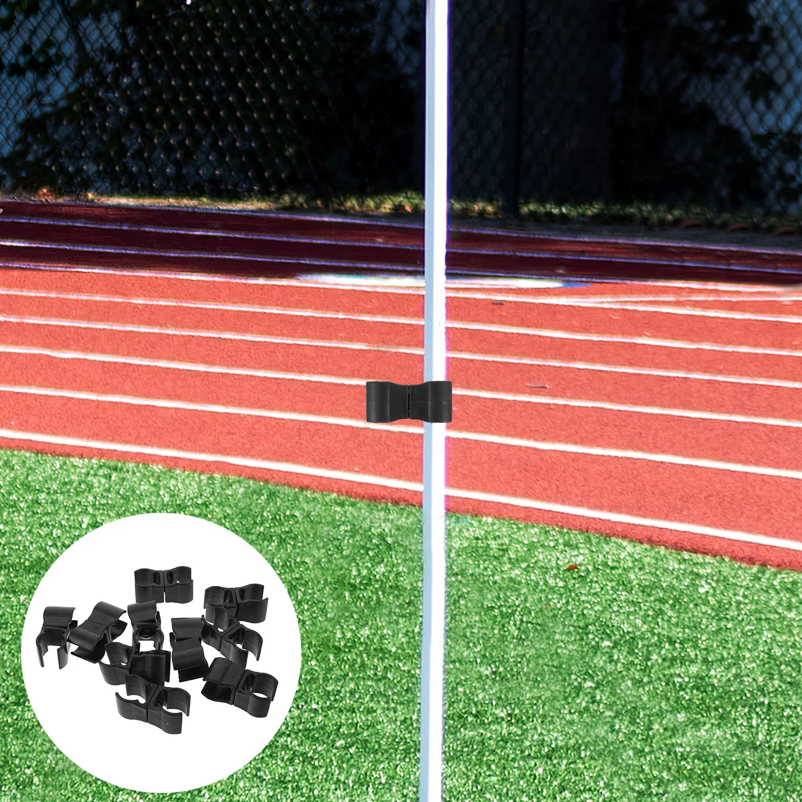 

10pcs Marker Rod Buckle Waterproof Plastic Pegs For Football Soccer Basketball Training Agility Skill Development Practice Field