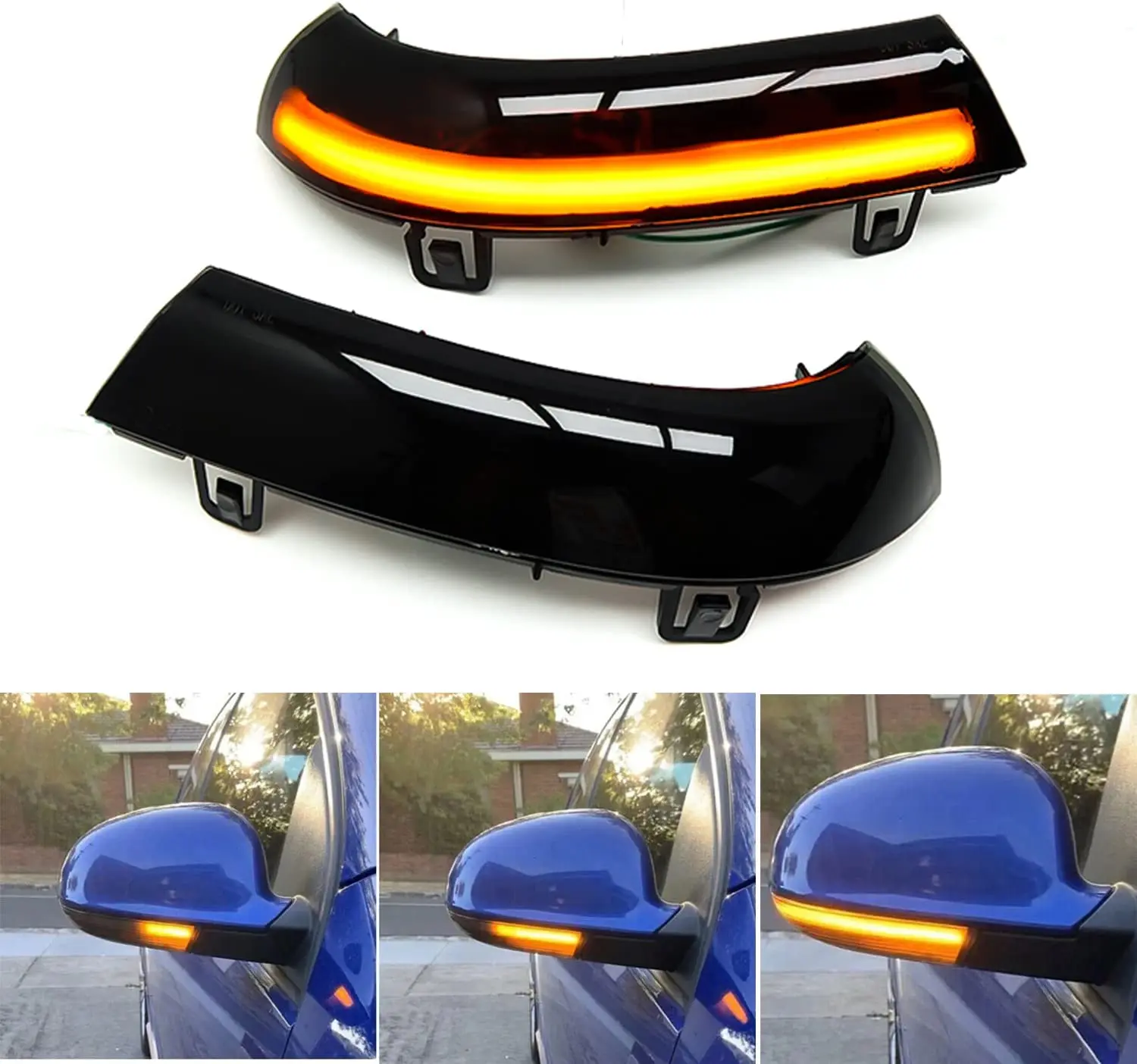2 szt. migacz dynamiczny do VW GOLF 5 GTI V MK5 Jetta Passat B5.5 B6 Sharan Superb B5 EOS lampka kierunkowskazu LED