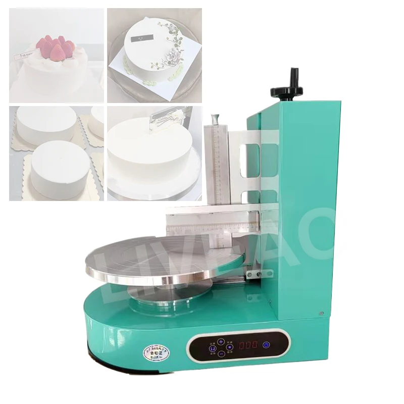 

Birthday Cake Making Smoothing Coating Machine Pastry Butter Cake Bread Cream Baking Decoration Spreader 220V