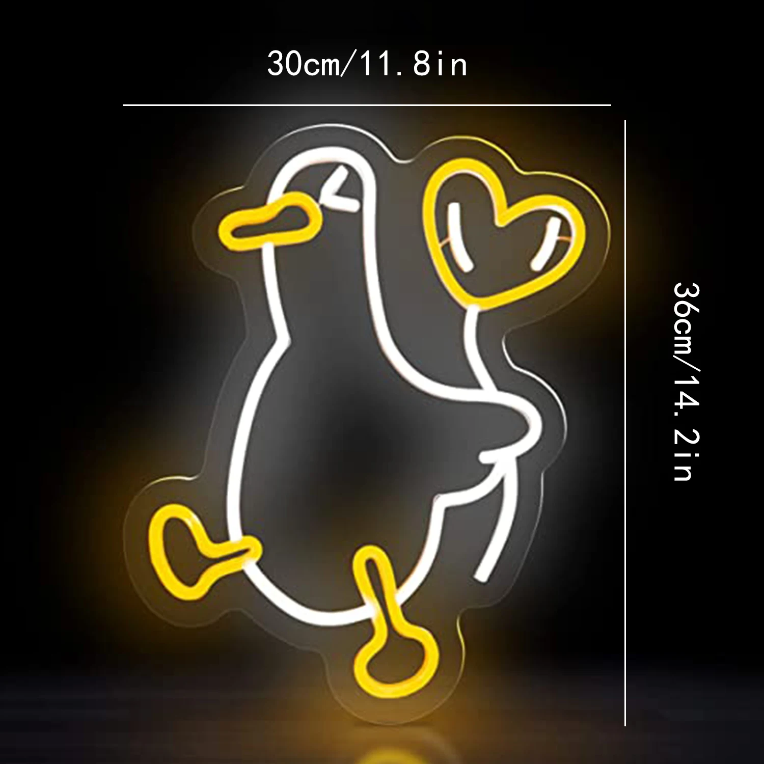 Duck Neon sign Shop Home Art Led light room personalizza segni personalizzati regalo Anime animal kid's play room decorazione della parete