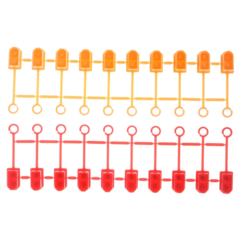 10Pcs XT60 Plug Rubber Terminal Insulated Protective Cover Caps Case Suitable For Rc Lipo Battery Red Orange Color