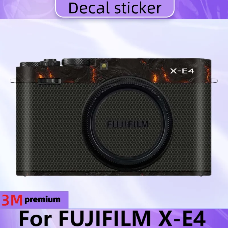 For FUJIFILM X-E4 Camera Sticker Protective Skin Decal Vinyl Wrap Film Anti-Scratch Protector Coat XE4