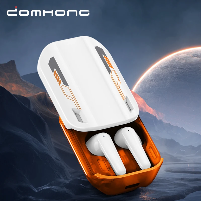 

Translucent Sliding Cover Bluetooth 5.3 Headphones Low Latency HiFi Stereo Sound Gamer Headset for IPhone Huawei Xiaomi Samung