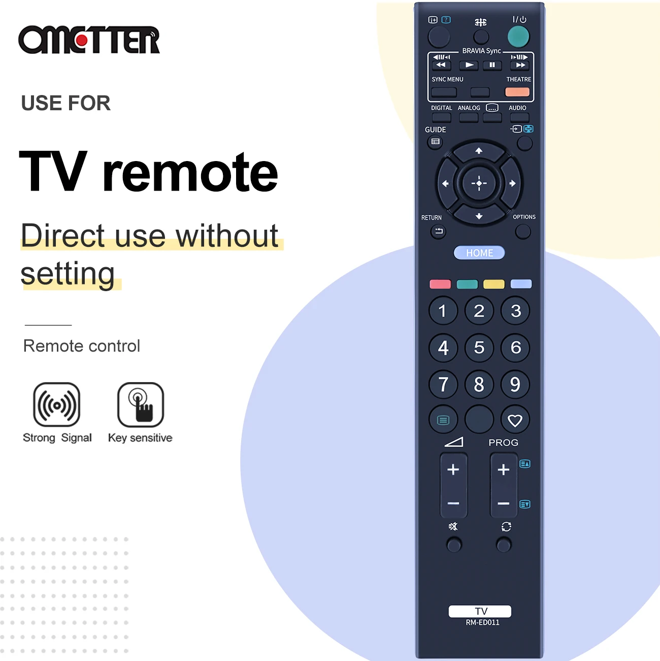 

Remote Control RM-ED011 Suitable for Sony Bravia TV Smart LCD LED HD RM-ED009 ED012 ED011 ED013 ED014 Controller Remoto