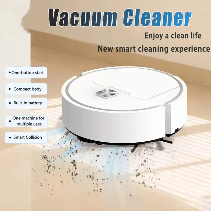 3 in 1 Mini Intelligent Sweeping Robot Suction Sweeping Mopping Household Use Small Appliances Ultra-thin Cleaner