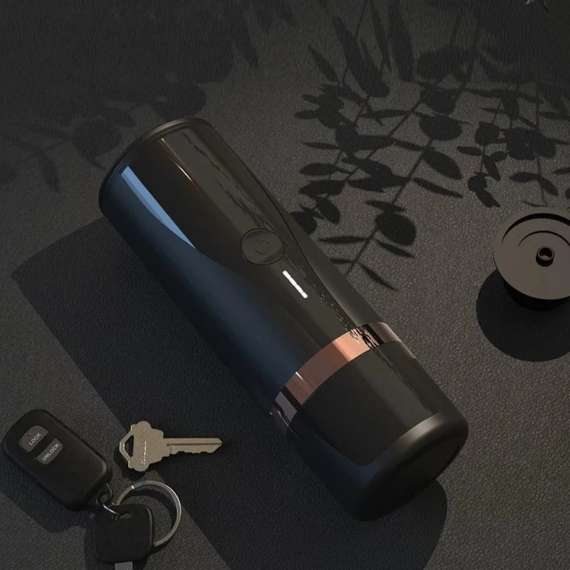 Portable Coffee Smart can wireless heating coffee machine outdoor travel powder coffee capsule electric water cup