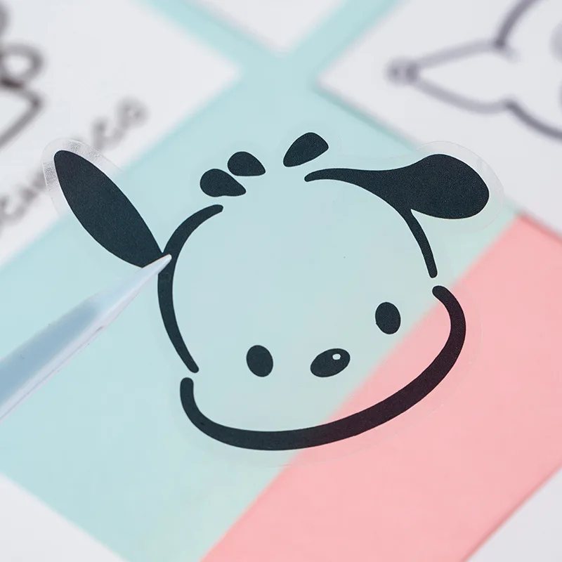 10 قطعة ملصقات مرحبا كيتي لطيف الكرتون معزول الكؤوس كتاب ملصقات سطح المكتب اكسسوارات النساء لوازم طالب الهدايا بالجملة