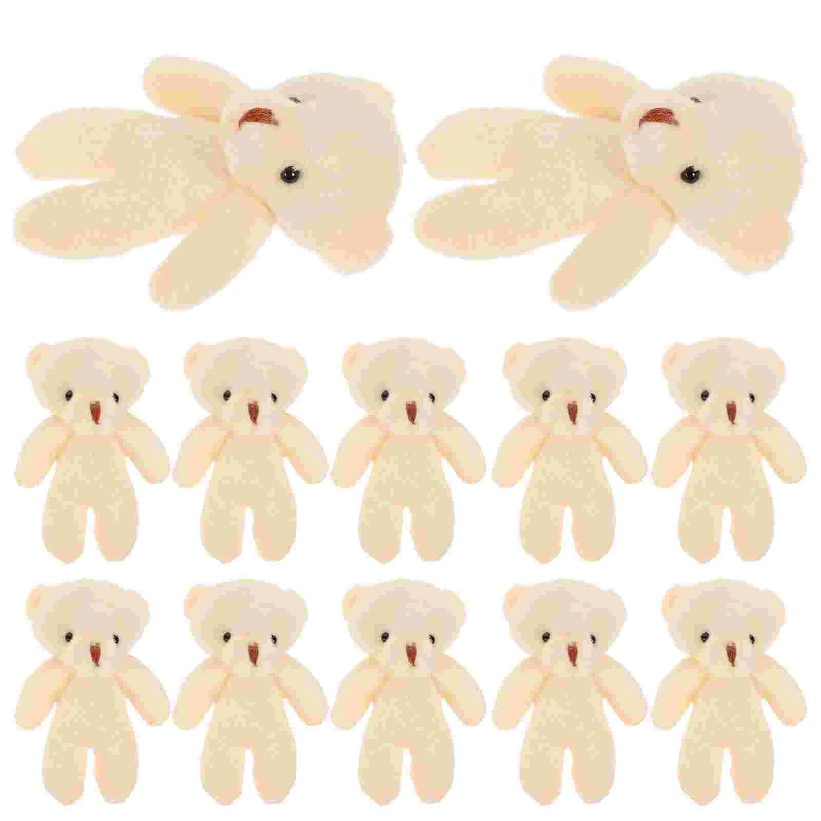 

Little Bear Toys Stuffed Tiny Bear Soft Tiny Bear DIY Mini Bear Decorations Cute Mini Bears Naked Bear Dolls Pendant Dolls