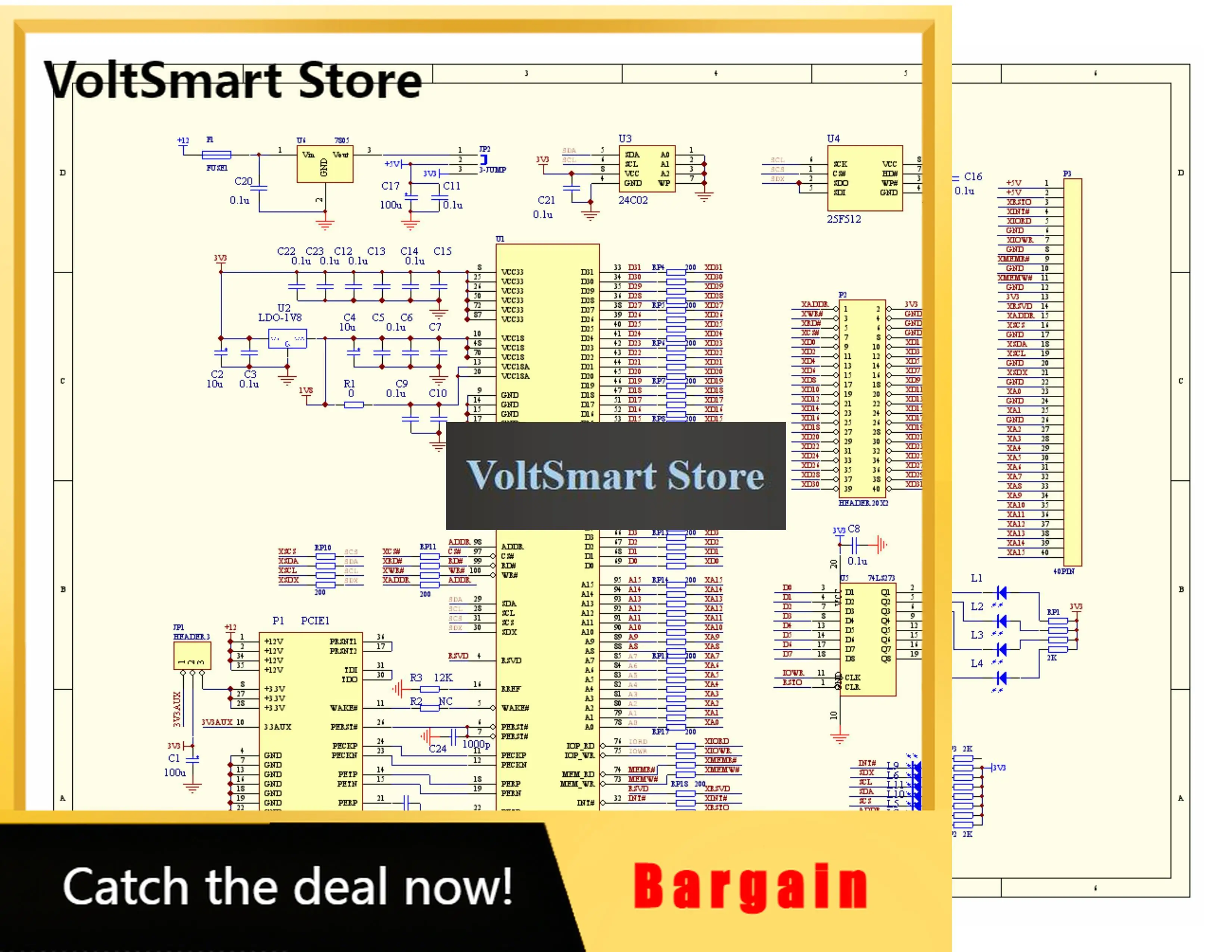 VoltSWCH CH368 CH368L CH368P Development Board PCIE Bus Interface