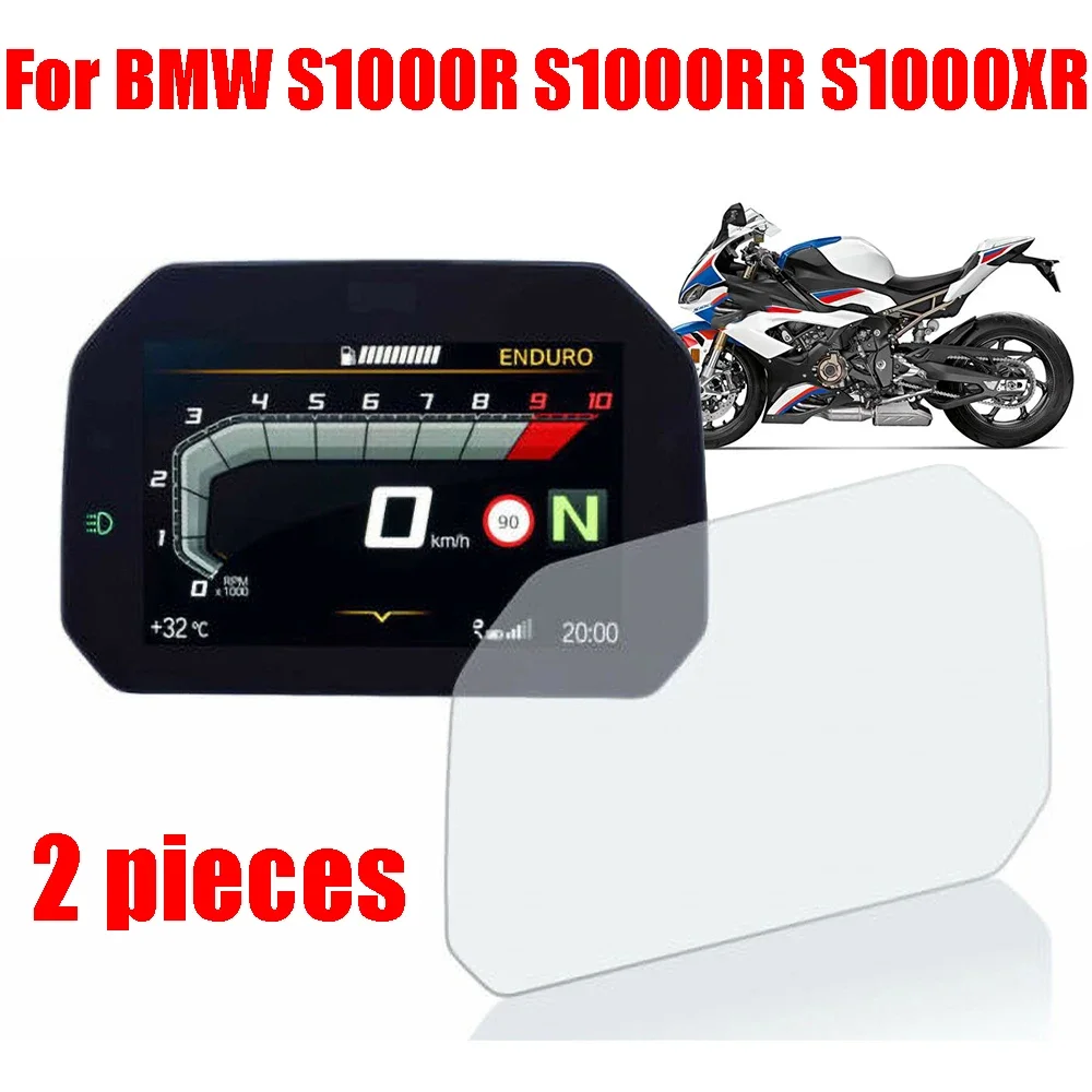 For BMW S1000R S1000RR S1000XR S 1000 R RR XR Accessories Motorcycle Cluster Scratch Protection Film Dashboard Screen Protector