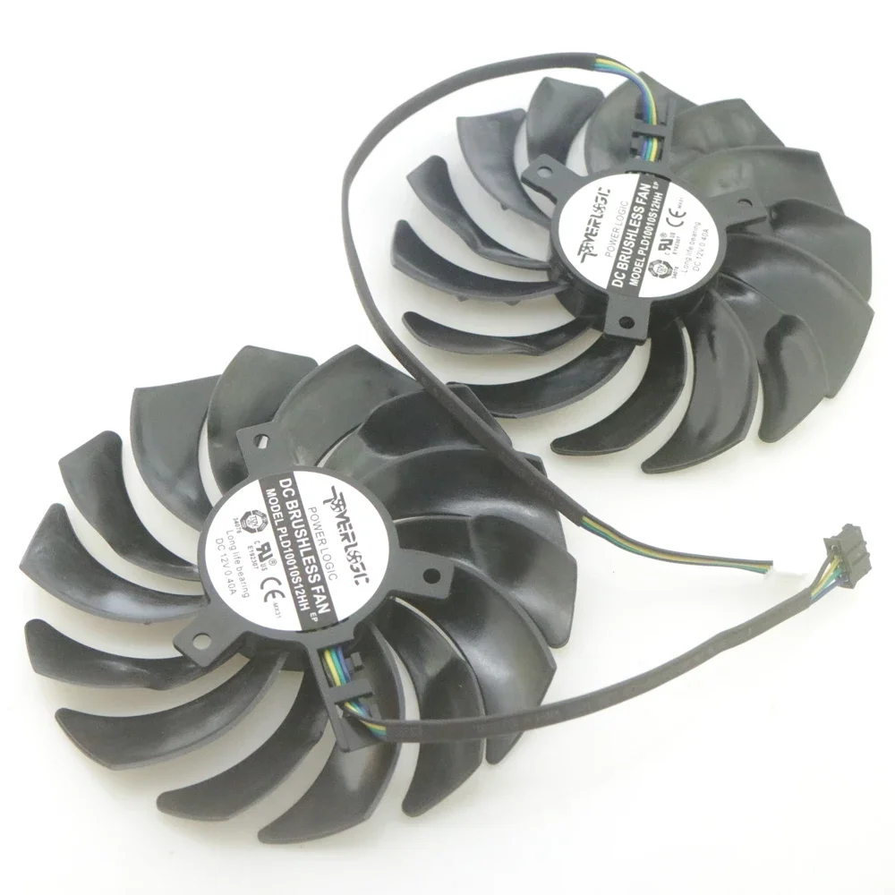 PLD10010S12HH PLD10010B12HH 12V 0.40A 4Pin For MSI RX6600XT RX6700XT GAMING X Video Graphics Card Cooler Cooling Fan