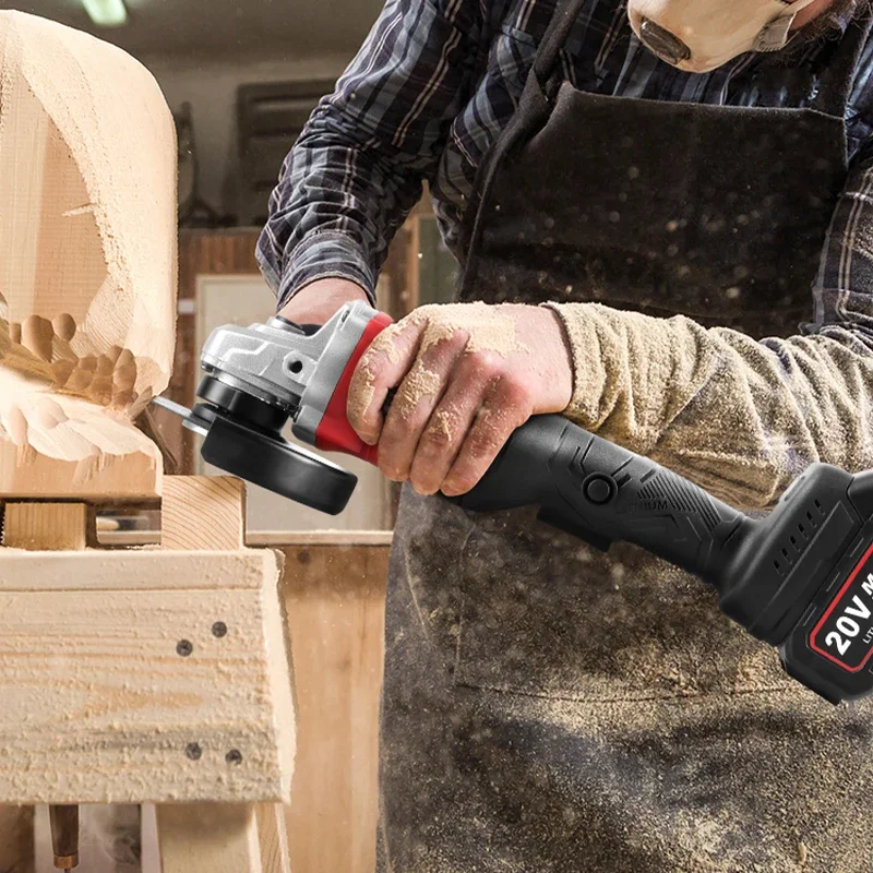 Imagem -06 - Vvosai 125 mm Mt-series 20v Brushless Angle Grinder Recarregável Engrenagens sem Fio Electri Corte Moagem Ferramentas Elétricas sem Fio