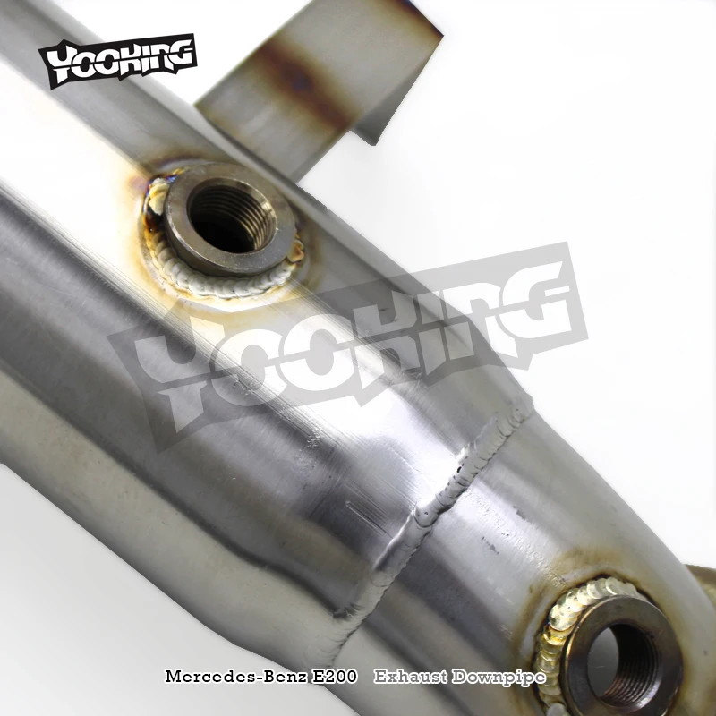 OBM Exhaust Downpipe For Mercedes-Benz E200/E300 W213 2.0T 2017-2023 Stainless Steel Exhaust Pipe Escape Car Exhaust System - view 6