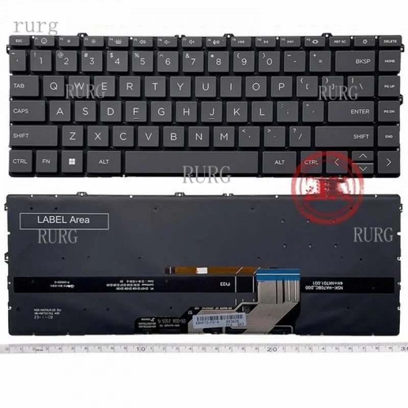 L Neu für HP Envy 15-FE 15-FE0013DX 15-FH 15-FH0013DX TPN-C165 US-Tastatur mit Hintergrundbeleuchtung