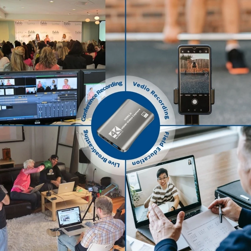 Scheda acquisizione video Scheda acquisizione USB Scheda registrazione video 4K 1080P 60FPS