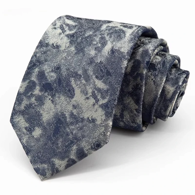 MUGIVALA Men's  Necktie Grey  Retro & Professional Formal/Business Wear, 8cm Wide  for Daily &party