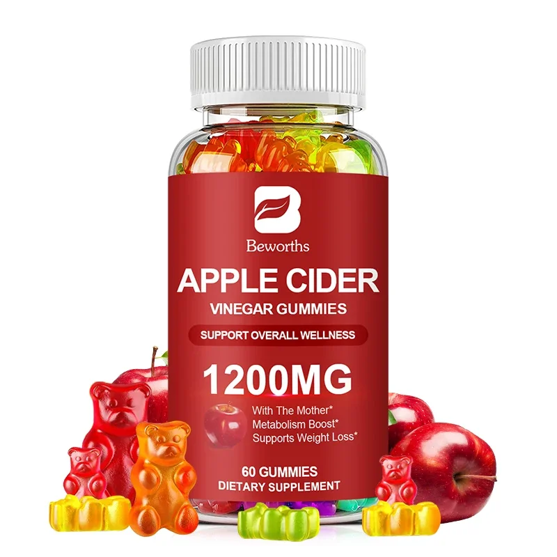 

Beworths Malic Acid Apple Cider Vinegar Gummies for Men & Women Body Management Detox Support Digestive Health