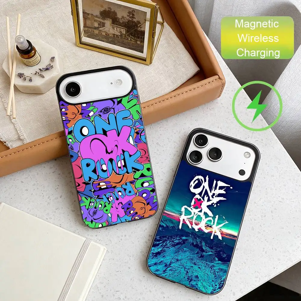 

Чехол для телефона Alt-Punk F-Fusion O-ONE OK ROCK для iPhone 17, 16, 15, 14, 13, 12, 11 Max, черный, с поддержкой беспроводной зарядки, защитный