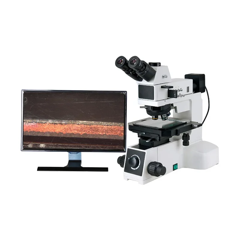 Polarized light led illumination upright metallographic microscope MX4R differential interference metallographic microscope