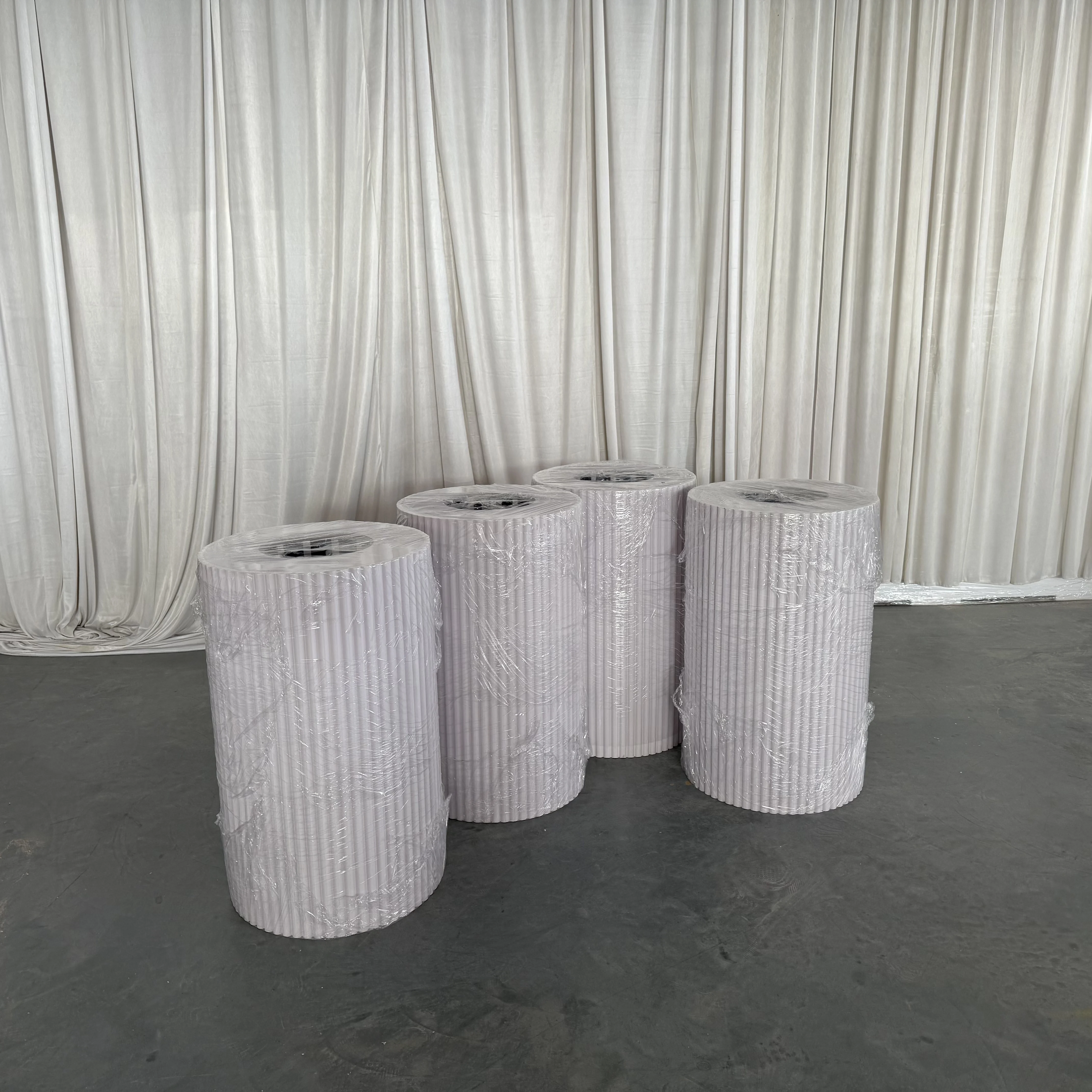 Mirror Top Design Stainless Steel Legs Wedding Furniture Oval Table for Party Banquet
