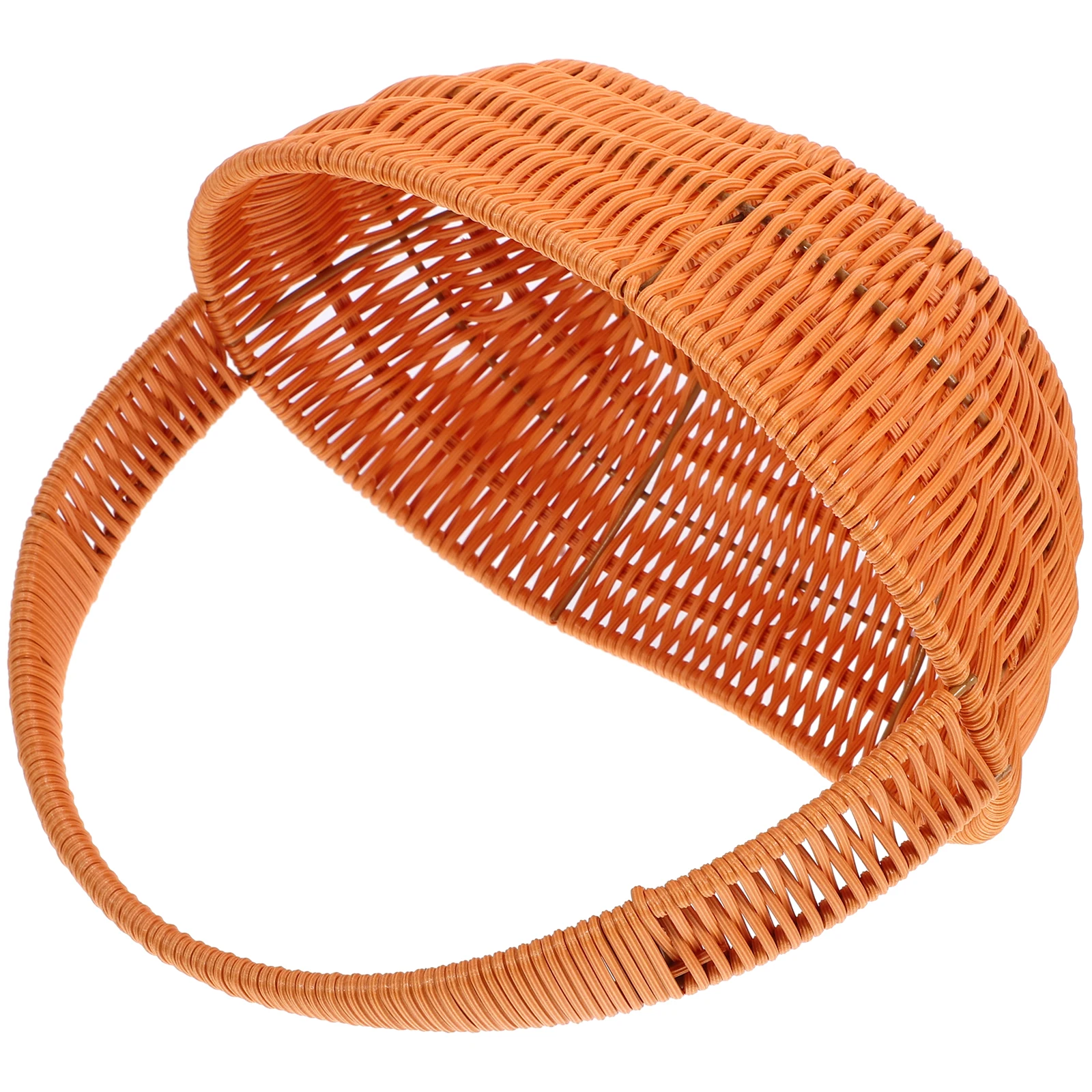 

Handwoven Flower Decorative Storage Basket For Wedding Picnic Gift Use Woven Floral Basket Portable Fruit Gift Storage Baskets