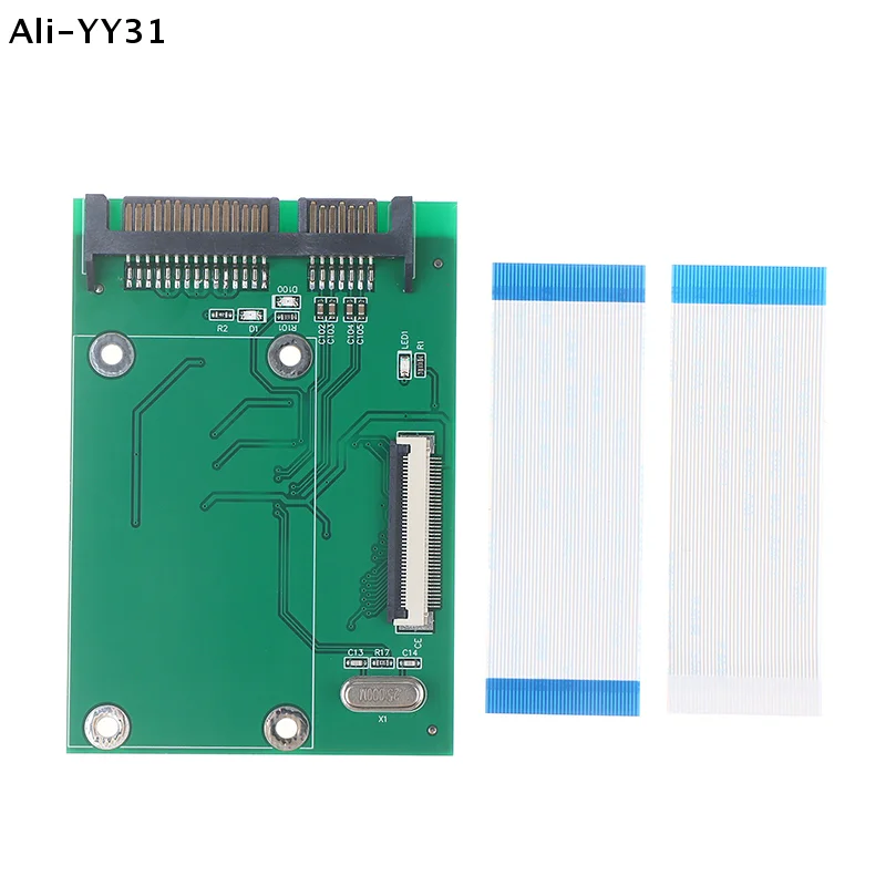 【R】1Pc 2026 1.8 Inch 40Pin ZIF/CE SSD HDD Hard Disk Drive Adapter Card To 7+15 22 Pin SATA Drive Adapter Converter Board Card