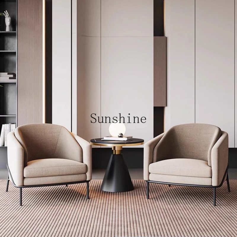 

Light luxury hotel sales office to negotiate reception single sofa club leisure chair