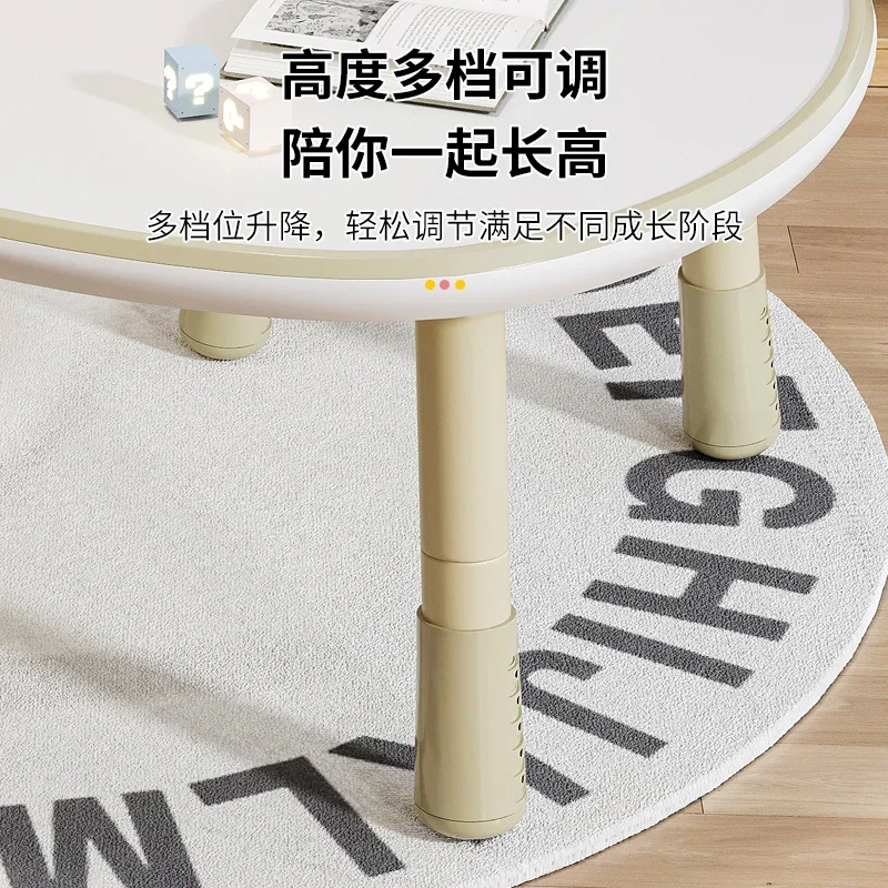 Mesa de amendoim mesa de estudo das crianças levantamento do bebê educação precoce casa jardim de infância área leitura das crianças escrita ta