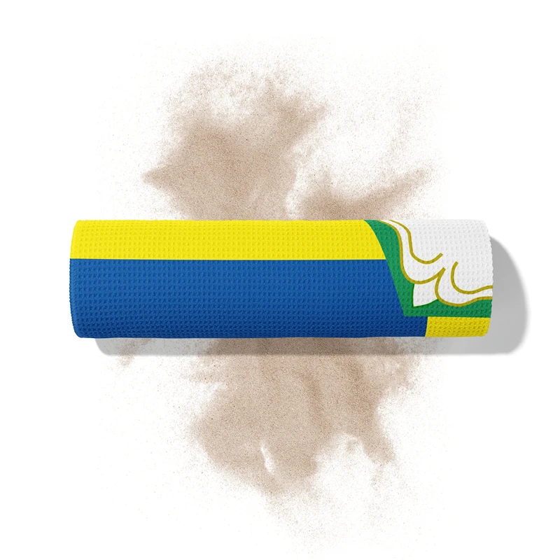 Aertemisi Pembrokeshire Wales Waffle Beach Towel Extra Large Oversize 180cm x 90cm