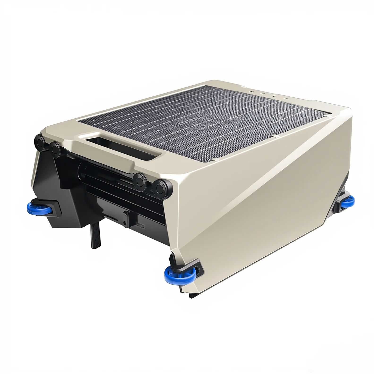 Pool Surface Cleaner Visual Navigation No Boundary Line Automatic Mowing Solar Powered Robotic