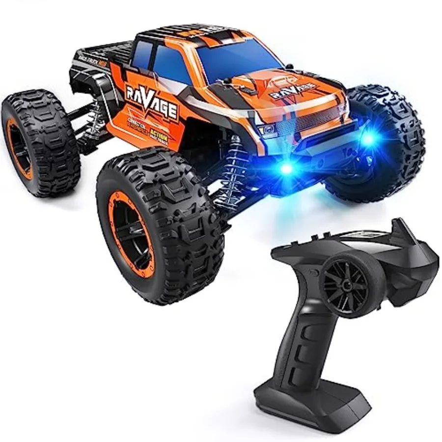 

Durable RC Cars for - Hobby Grade, 1/16 RC Truck, Top Speed 19mph, Adjustable Speed, Off-Road, 4WD - Upgradeable Remote Control