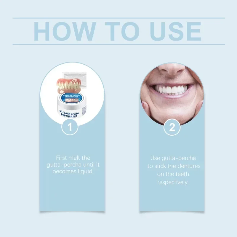 مجموعة تعديل أسنان ريلاين من السيليكون مريحة مناسبة لتقويم الأسنان المؤقتة 2026 أطقم الأسنان المزيفة للعناية بصحة الفم