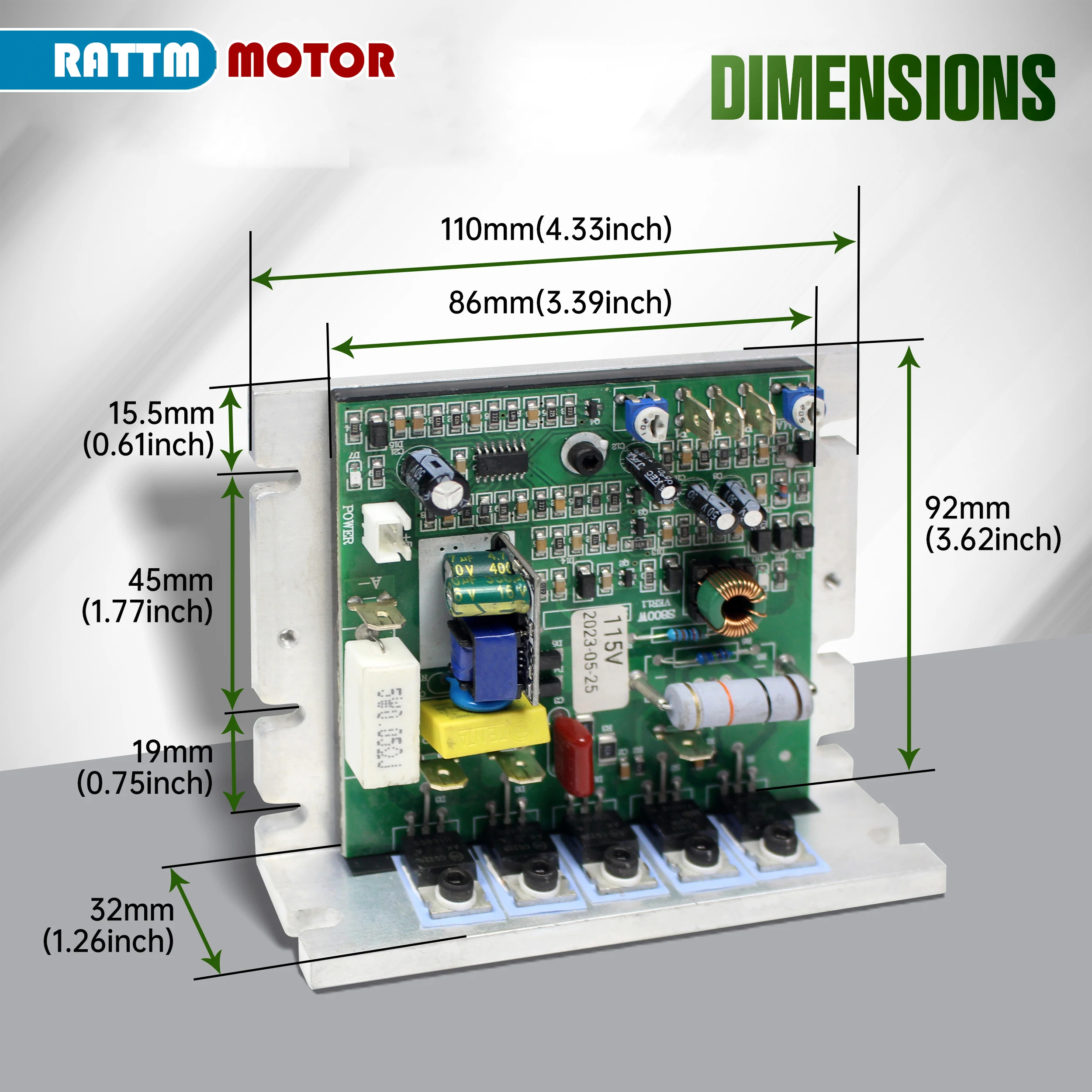 Mini Lathe Machine Main Board Controller Card For CJ0618 WM210V CD210V 110V 220V Part