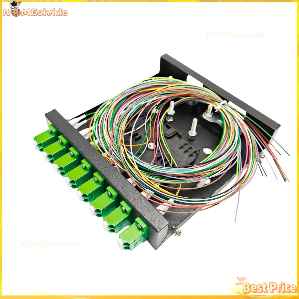 

Волоконно-оптическая клеммная коробка Оптическая патч-панель CATV 8-ядерный настольный тип LC FPC с адаптером-косичкой