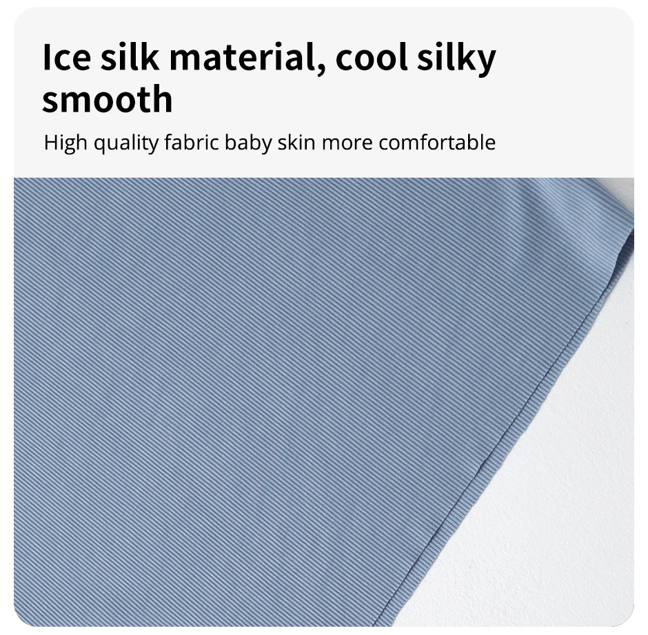 2/4 Stücke Kinder Sommer Dünne Kurzarm Shorts Eis Seide Anzug Jungen und Mädchen Casual Joker Hause Kleidung 2-stück Anzug. – Detail 10