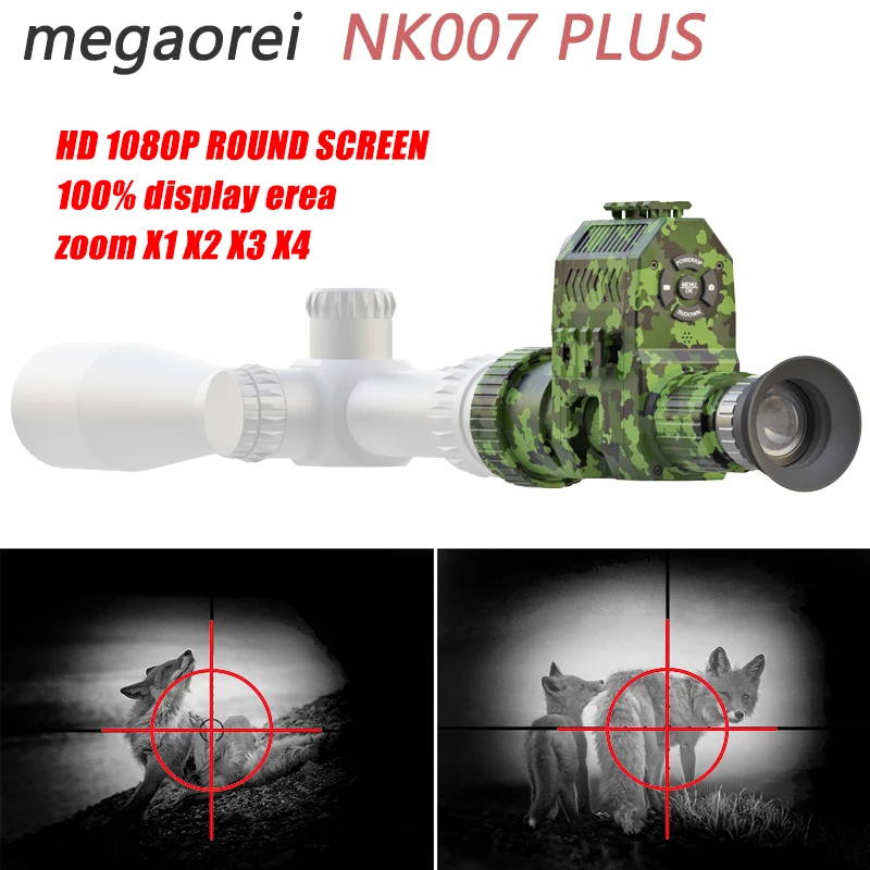 

NK007 Plus Portable Camo Night Vision Scope Riflescope Optics Megaorei Hunting Camera Video Record HD1080P NV007 With 850nm IR