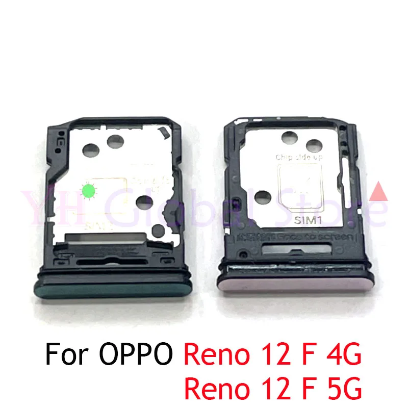 Porte-carte SIM pour OPPO Reno 12 F 12F 4G 5G, pièces de réparation